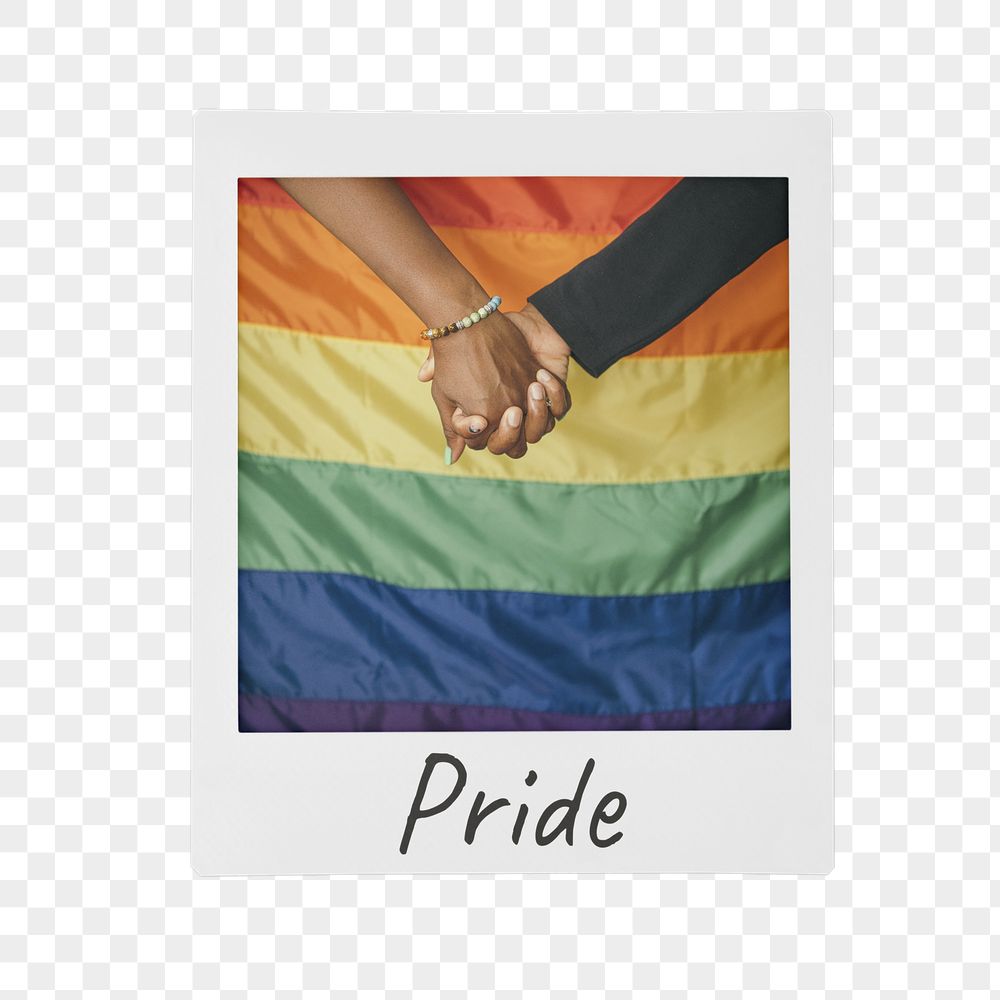Pride png instant photo, LGBTQ | Free PNG - rawpixel