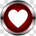 PrimaryCons Red, white heart illustration transparent background PNG clipart