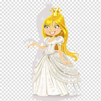 Prince Charming Cartoon Princess, Queen white transparent background PNG clipart
