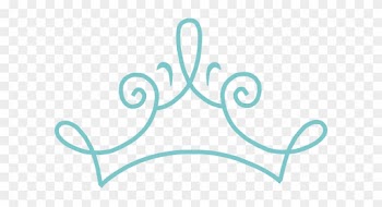 Princess Crown Blue Clip Art - Blue Princess Crown Clipart