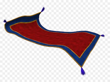 Princess Jasmine Magic carpet Blanket - Red Carpet 
