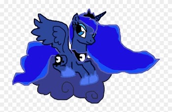 Princess Luna Cloud Vector By Missluckychan29 - Cartoon