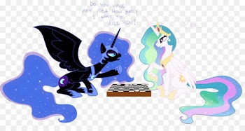 Princess Luna Equestria Art Illustration Graphics - backgammon background 