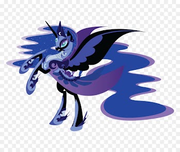 Princess Luna Pony Moon Power Ponies Art - nightmare 