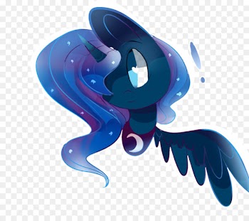 Princess Luna Twilight Sparkle Illustration Art Character - dejected 