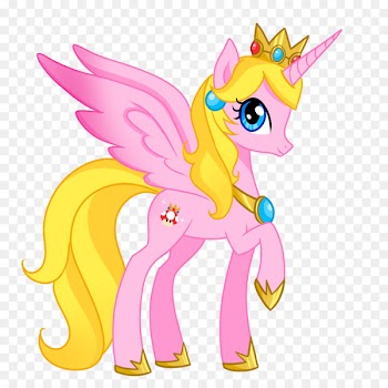 Princess Peach Pony Super Mario Strikers Horse - little pony 