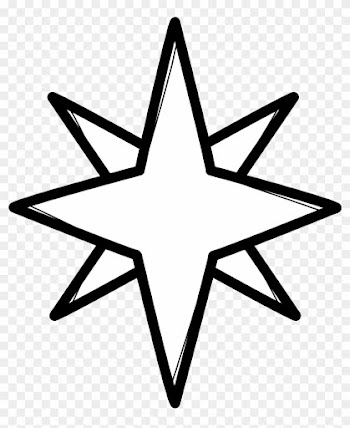 Print, Color, And Cut Out And Put On Top Of The Stable - Wind Rose Vector