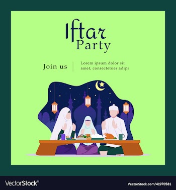 print iftar party ramadan design