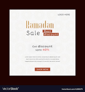 print ramadan kareem creative design