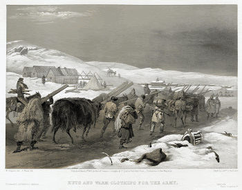 "Print shows soldiers transporting winter | Free Photo - rawpixel