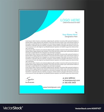print simple letterhead design