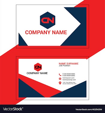 print template modern business card