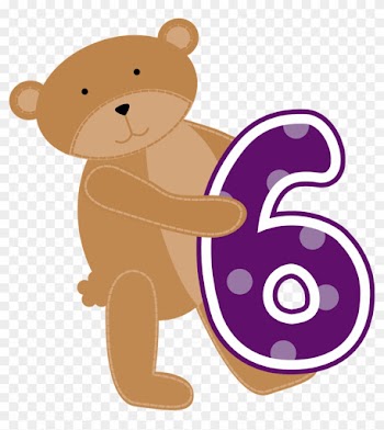 Printable Alphabet, Alphabet Letters, Bear Party, Punch - ตัวเลข 1 น่า รัก