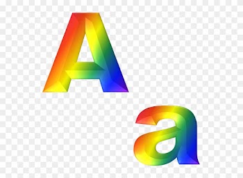 Printable Alphabet Cliparts 12, Buy Clip Art - Lettre A Arc En Ciel
