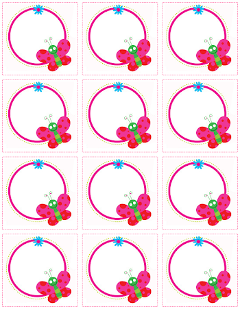 Printable Butterfly Labels | -♥- Parties: Butterfly Banquets ...