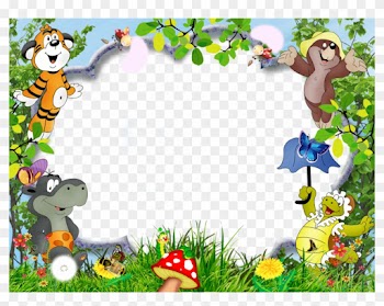 Printable Frames, Printable Paper, Baby Frame, Flower - Kids Frame