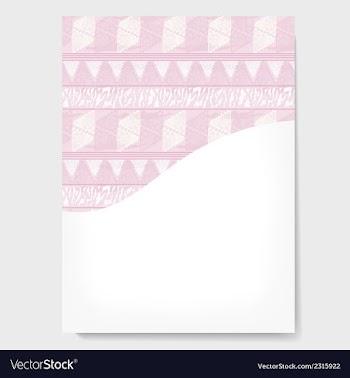 Printable Invitation in the African style vector image