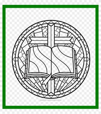 Printable Stained Glass Window Coloring Pages With - Rose Window Stained Glass Window Colouring