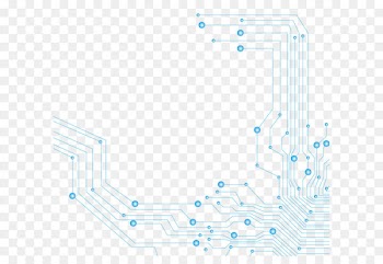 Printed circuit board Circuit diagram Icon - Science and Technology Line 