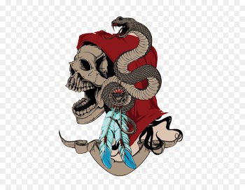 Printed T-shirt Clothing - Crazy Skull 