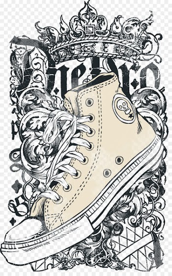 Printed T-shirt Shoe Clothing Printing - Fashion shoes printing 