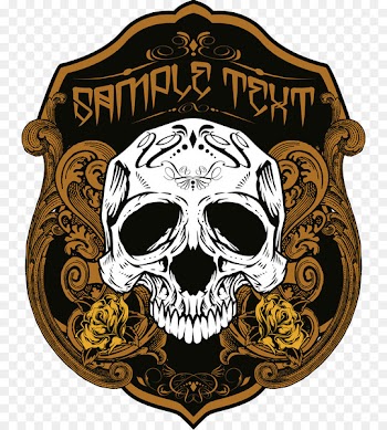 Printed T-shirt Skull - European and American retro royal skull 