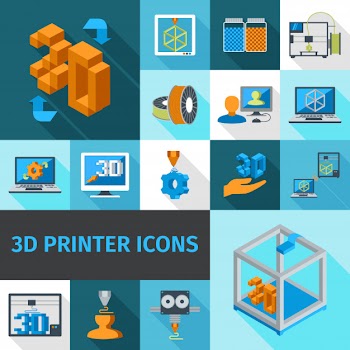 Printer 3d icons