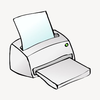 Printer, office equipment clipart, illustration | Free Vector - rawpixel