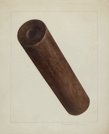 Printing Press Roller (ca.1938) by Manuel | Free Photo - rawpixel