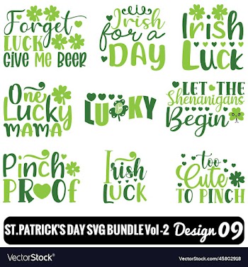 printstpatricks day svg bundle vol - 2