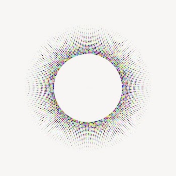 Prismatic radial frame, colorful illustration | Free PSD - rawpixel