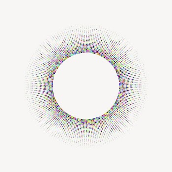 Prismatic radial frame, colorful illustration | Free Vector - rawpixel