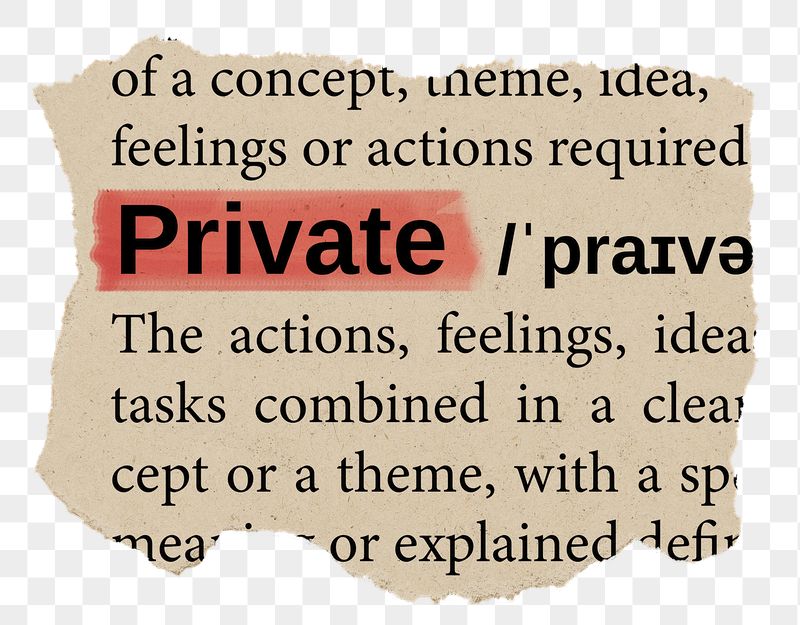 Private png word sticker, torn | Free PNG - rawpixel