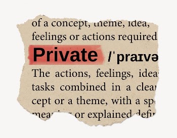 Private ripped dictionary, editable word | Free PSD - rawpixel