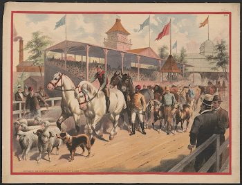 [Procession of horses, sheep, and | Free Photo - rawpixel