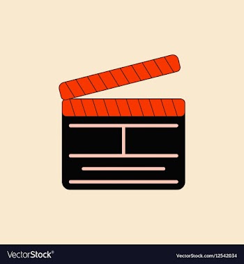 Producer clapperboard in flat vector image
