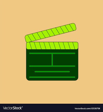 Producer clapperboard in flat vector image