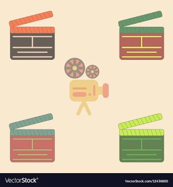 Producer clapperboard vector image