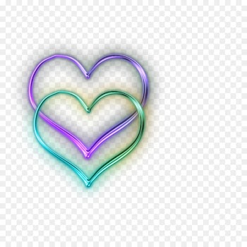 Product design Heart Purple - greenheart watercolor 
