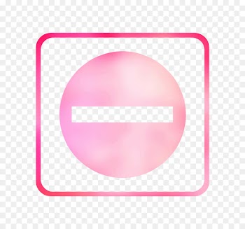 Product design Pink M Rectangle Font -  