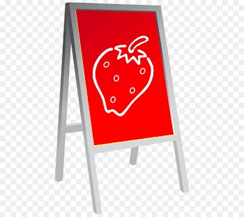 Product design Rectangle Signage - aspect flyer 