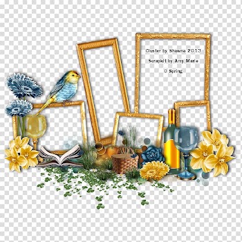 Product Flower Font, cluster frames transparent background PNG clipart
