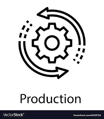 production isolated line icon productivity