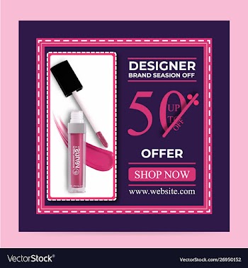 Products social media post template design vector image