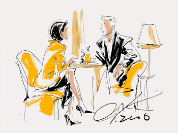 Professional 1:1 Meeting in a Modern Café
