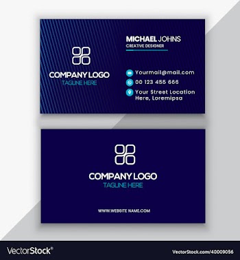 professional business card