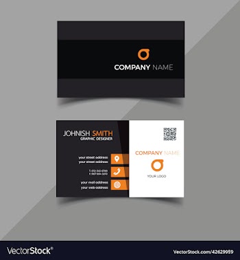 professional business card