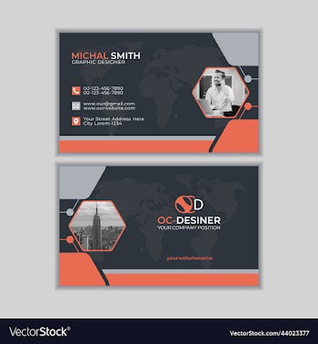 professional business card template