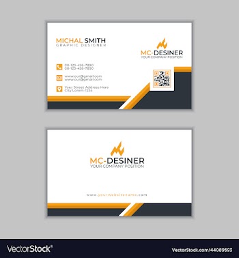 professional business card template