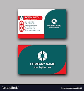 professional business card template design